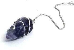 AIR9999 Natural Amethyst Raw Uneven Cut Crystals Dowser Pendulum Decorative Showpiece  -  5 cm