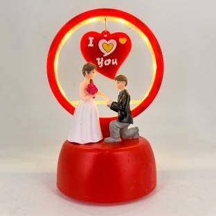 Elegant Lifestyle I Love You Gift for Couples, Engagement, Wedding Anniversary Birthday Surprise Decorative Showpiece  -  14 cm