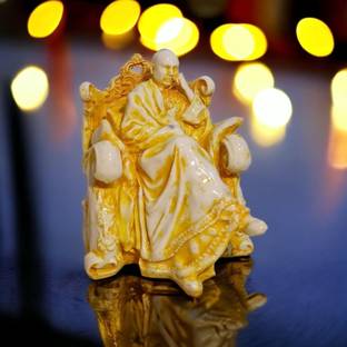 VIVARS Guru ji Statue Decorative Showpiece  -  10.16 cm
