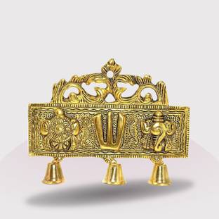 ETANSOKFFT Vishnu Sanku Chakra Namam Symbol | Tirupati Balaji Shankh Chakra Tilak | Decorative Showpiece  -  15.9 cm