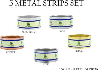 Treemasion Vastu Metal Strips (4 Feet Length, 0.75 Inch Width, 0.2MM Thickness) (Pack of 5) Decorative Showpiece  -  0.02 cm