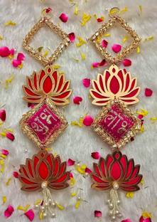 CTW CTW Shubh Labh Door Hanging for Diwali Wall Hangings for Home Decoration. Decorative Showpiece  -  35 cm