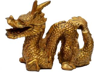 Vashoppee Vastu / Feng Shui / Dragon / Snake Dragon Decorative Showpiece  -  8 cm