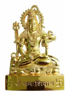SK Craft Lord Shiva Idol/Lord Shiv Shankar Idol/Lord Mahadev Idol Statue-10x7 (LxW) CM Decorative Showpiece  -  10 cm