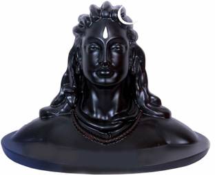 AROHI ENTERPRISES Handcrafted Adiyogi Shiva God Idols Statue for car dashboard Decorative Showpieces & Figurines for Living Room Decorative Showpiece  -  11.5 cm