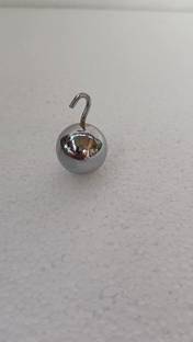 Kambojtraders 1 inch Drilled mild Steel Ball - Pendulum Demonstrations Decorative Showpiece  -  1 cm