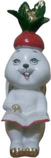 WINSOME COLLECTION Rabbit Statue Animal Figurine Mother Baby Child Gift Item Decorative Showpiece  -  19 cm