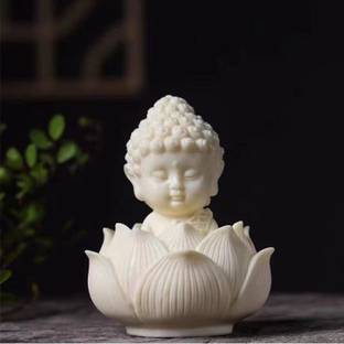 MAAGHI Baby Buddha Decorative Showpiece  -  10 cm