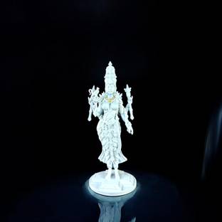 CRAFTVISIONS Goddess Maa Madurai Meenakshi Devi Idol| Minakshi Devi maa idol statue| 11 cm Decorative Showpiece  -  11 cm