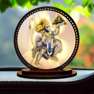 GiftzLane Hanuman Idol for Car Dashboard, Home & Temple Decorative Showpiece  -  3 cm