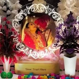 Shayona SHAYONA Personalized 3D Illusion Photo Lamp Custom Acrylic Lamp 3D Night Light Decorative Showpiece  -  10 cm