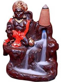 BZILO Smoke Hanuman Backflow Incense Burner with 30 Cones Best for Gifting A_12 N/A