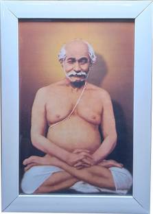ALDOMIN Lahiri Mahasaya Religious Photo Framed (12.5 x 9 inch) 12 Decorative Showpiece  -  2 cm