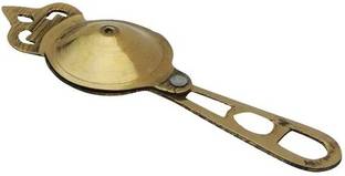 MAHSON Kajaldani Pure Brass Kajrota Dani,Kajal Box For Baby And Women Decorative Showpiece  -  12 cm