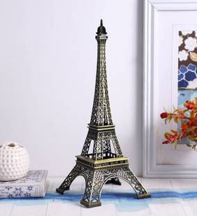 Synlark Paris Eiffel Tower Metallic Souvenir miniature statue 18 cm Decorative Showpiece  -  18 cm