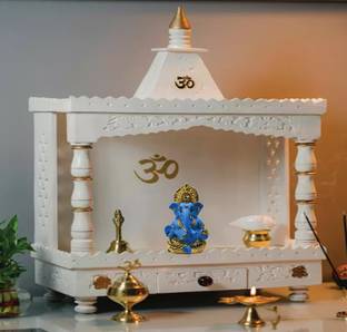 Shyam Lala Gold PlatedGanesha-Car Dashboard,home decor items car, office, vastu, luck Decorative Showpiece  -  9 cm