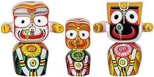 palak saxena Divine Trimurty Wooden Decorative Showpiece  -  5 cm