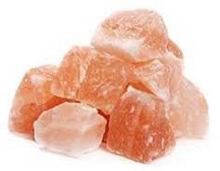 AuM Himalayan Pink Rock Salt chunks for Vaastu & Fengshui - Pack of 1 Kilogram Decorative Showpiece  -  12 cm