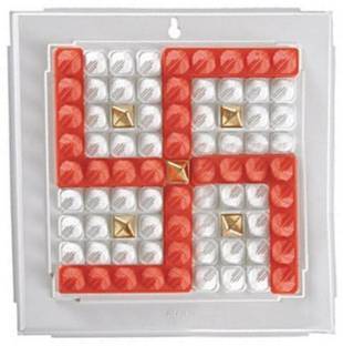 Trishakti Plastic Pyramid (3.5 x 28 x 28.5 cm, White) Decorative Showpiece  -  28.5 cm