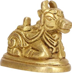 utsavicraft Bhole ki Sawari Nandi Bail Showpiece Decorative Showpiece  -  5 cm