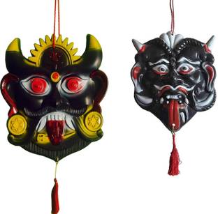 Pentbuns Drishti Kavach for House Entrance, Office, Shops, Truck Decorative Showpiece  -  24 cm