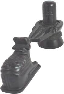 Real Craft Stone Sivling,Nandi for Temple, Puja Ghar,4 Inch Decorative Showpiece  -  10 cm