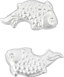 KMJ pure silver fish/chandi ki machli/fish for Astrological and lal kitab remedy Decorative Showpiece  -  0.1 cm