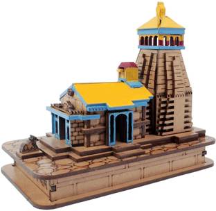A & S VENTURES Shree Kedarnath Famous Temple is Situated in The Mountains of Uttarakhand Decorative Showpiece  -  10 cm