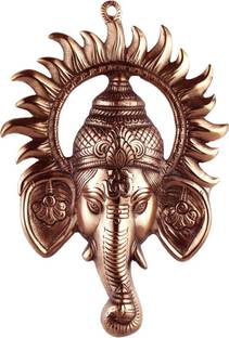 JaipurCrafts Lord Ganesha Inside Sun Wall Hanging for Home/Office Wall Decorative Showpiece  -  30 cm