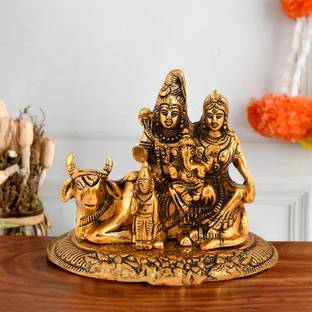 Kitlyn Shiv Parivar God Idol,Shiv Parivar God Murti Figurine Religious Pooja Gift items Decorative Showpiece  -  13 cm