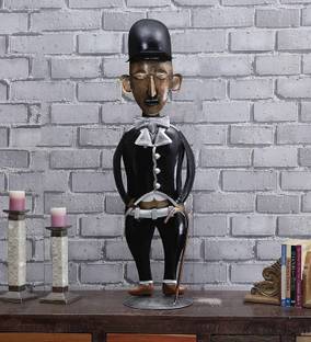 SMAART CRAAFTS Charlie Chaplin Figurine for Home & Office Table Décor Decorative Showpiece  -  91 cm