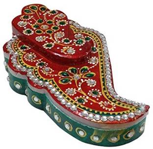 Craftam Rajasthani Handicraft Marble Hand Crafted Ganesh Chopra, Kumkum box, Tilak, Tika, Sindoor , Home Decor, Marble Handicrafts, Meenakari Work, Handwork, Handpainted, Makrana, Sangemarmar, Traditional, Decorative, Gift item, Showpiece, Corporate, Birthday, Wedding, Rakhi, New Year, Christmas, Marriage, Office, Corporate, Export, Artistic, Trending Decorative Showpiece  -  13 cm