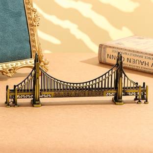 Satyam Kraft 1 Pc The Golden Gate Bridge Statue for Showpeice for Home Décor Decorative Showpiece  -  8 cm
