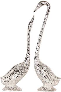 Diana Creations Swan pair_duck Decorative Showpiece  -  18 cm