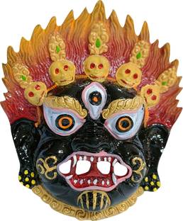Dev Samagri Metal Wall Hanging Nazar Battu, Evil Eye Protector Nazar Suraksha Kawac डेकोरेटिव शोपीस  -  14 cm