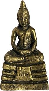 K.D. Handicrafts Meditation Buddha Amitabha Brass Idol/Statue, 12g Decorative Showpiece  -  3 cm