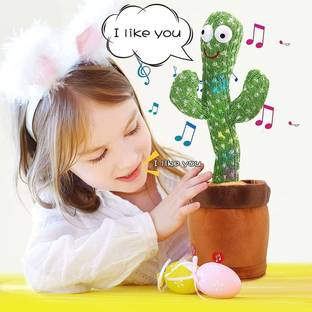 SHRIBALAJITOYS Dancing Cactus Repeat, Repeat+Recording+Dance+Sing