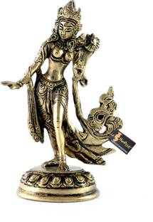 Two Moustaches Standing Tara Devi 5 Inches Statue डेकोरेटिव शोपीस  -  12.5 cm