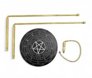 vastu vardan Brass Dowsing Rod Pair For Vastu, Checking/ Scanning Aura { 1 Pair, Width-5MM } Decorative Showpiece  -  13.5 cm