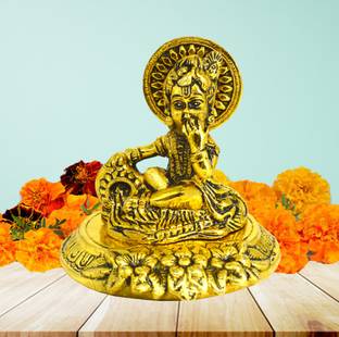 ME&YOU Krishna Ji Murti For Home Temple Decorative Showpiece  -  8.5 cm