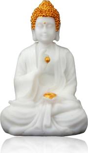 GW Creations Beautiful Meditating Lord Buddha Decorative Showpiece  -  22 cm