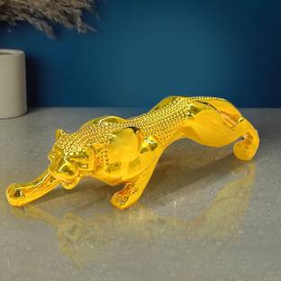 TIED RIBBONS Jaguar Panther Statue Showpiece For Home, Office, Car Décor - Gift Items Decorative Showpiece  -  4 cm