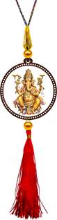 GiftzLane Lord Ganesha Ji Hanging for Car & Home Decorative Showpiece  -  3 cm