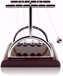 VOLTegIC Swinging Balls Physics Science Pendulum Decorative Showpiece  -  13.5 cm