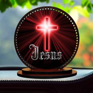 GiftzLane Lord Jesus ji Idol for car Dashboard & Home Decorative Showpiece  -  3 cm
