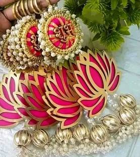 Sohibe Shubh Labh Lotus Festival Wall Hanging Decorative Showpiece  -  20 cm