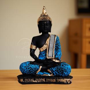 Royalbox Meditating Buddha Statue For Home Decor Idol/Showpiece Decorative Showpiece  -  17 cm