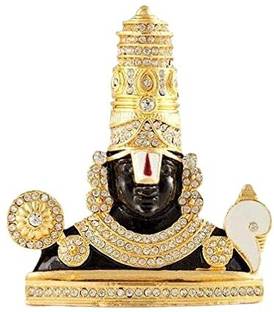 Kulin Lord Tirupathi Balaji Idol For Car Dashboard | Home Décor | Gifting Decorative Showpiece  -  7 cm