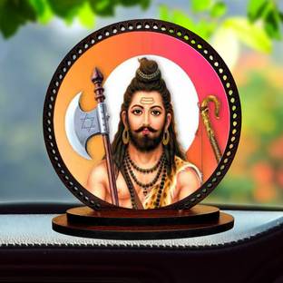 GiftzLane Lord Parshuram Dashboard idol for Car and Home Decorative Showpiece  -  3 cm