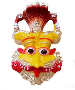 SVC Handicrafts kirtimukha keerthi mukudu / Keerthimukudu Keerthimukha Keerthimukham for Home Decorative Showpiece  -  15 cm